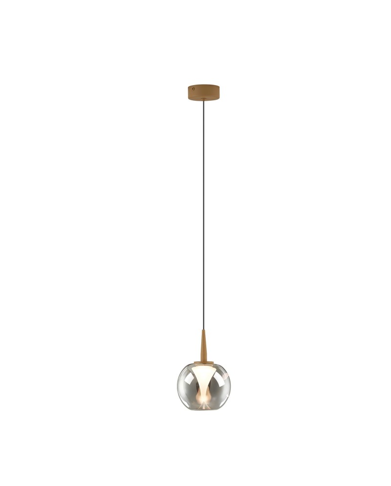 ANDRÓMEDA * COLGANTE 1L - BASE ORO - CRISTAL CROME 8939